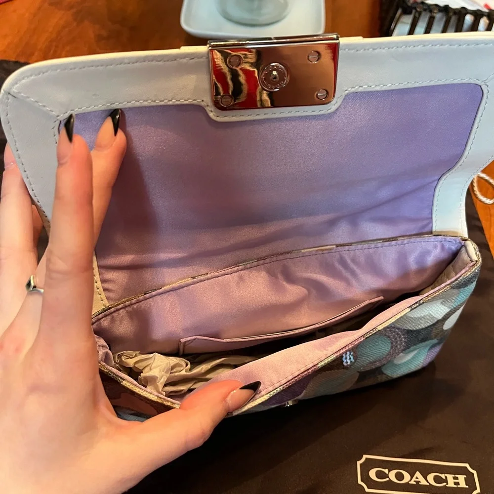 Coach Multicolor Wristlet Clutch - Picture 6 of 7